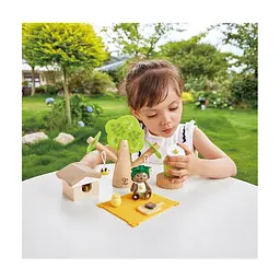 Игровой набор Hape деревянный Мишка и пчелы (E3415) - миниатюра 2