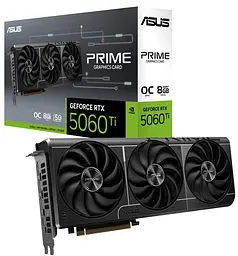 Відеокарта ASUS RTX 5060 Ti 8GB PRIME OC Edition (PRIME-RTX5060TI-O8G) (GDDR7, 128 bit, PCI-E v5.0 x8) - мініатюра 10