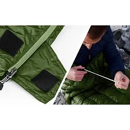 Спальний мішок із натуральним пухом Naturehike CW295 CNK2300SD013 Зелений - мініатюра 3