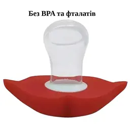 Набір силіконового дитячого посуду Cheeks для прикорму на присосках із харчового силікону ніжно-рожевий + Силіконова соска пустушка ортодонтична губки для новонароджених червона - мініатюра 12