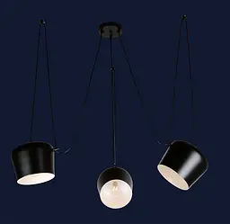 Люстра loft Levistella 761LZ03-3 BK - мініатюра 2