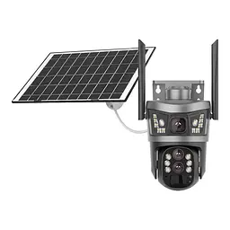 IP PTZ-відеокамера автономна з 4G та сонячною панеллю 3Mp+3Mp Light Vision VLC-9530IG10Z/2C3S (Solar) f=4+8mm, на акумуляторних батареях (75-00359)