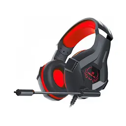 Навушники REAL-EL GDX-7575 Black-Red - мініатюра 1