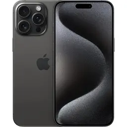 Apple iPhone 15 Pro 256 GB Black Titanium (MTV13) (Відновлений, Як новий) - мініатюра 1