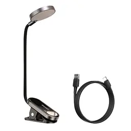 Настільна лампа Baseus Comfort Reading Mini Clip Lamp Dark Gray (DGRAD-0G) [67870]