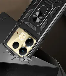 Панель BeCover Military для Infinix Note 40 (X6853) Black (712159) - мініатюра 4
