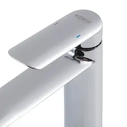 Змішувач для умивальника Koer KB-11028-01 високий KR5293 Хром - мініатюра 2