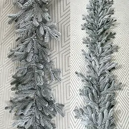 Гірлянда хвойна Hvoya Traditional лита засніжена 2 м - мініатюра 2