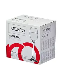 Набір чарок для горілки Krosno Venezia, скло, 50 мл, 6 шт. (788708) - мініатюра 3