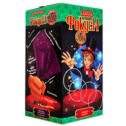 Набір фокусів для дітей Danko Toys «Чарівні кільця №2» F-10-02, 10 фокусів