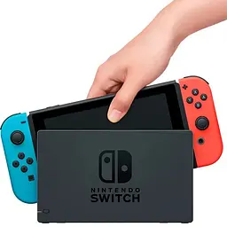 Консоль Nintendo Switch (Extended Battery Ver) Neon Blue/Red US/JP - мініатюра 3