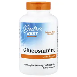 Глюкозамін і хондроїтін Glucosamine 180 капсул Doctor's Best vit0006121
