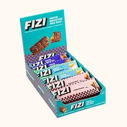 Батончики Fizi Mood Booster — 12 × 40 г Mix Box