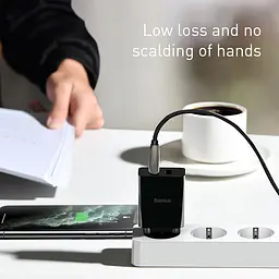 Адаптер мережевий BASEUS Speed Mini Dual U Charger 2 USB 10.5 W (CCFS-R01) чорний - мініатюра 6
