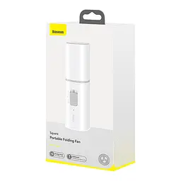 Вентилятор портативний Baseus 13 годин роботи Square Portable Folding Fan - мініатюра 4
