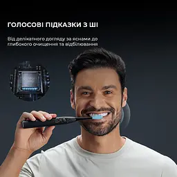 Електрична зубна щітка Oclean X Ultra 20 Electric Toothbrush Black - мініатюра 10