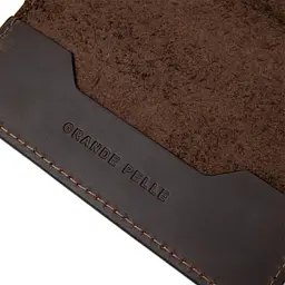Шкіряна обкладинка для документів GRANDE PELLE 10х13,5х0,5 см acs0018505 - мініатюра 4
