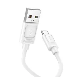 Дата кабель Hoco X122 Benefit USB to Type-C 3A (1m) White - мініатюра 2