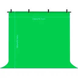 Фон хромакей зелений Puluz PU5205G 2x2м [86229]
