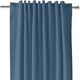 Штори на кухню та в кімнату Cosas Denim 180х270 см 2 шт сапфір (Curtains_16Indigo_DUK) - мініатюра 2