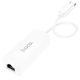 Перехідник Hoco UA22 Acquire Type-C ethernet adapter (100 Mbps) - мініатюра 3