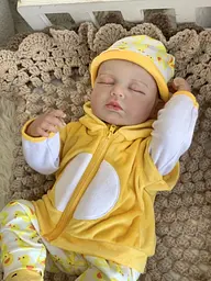 Колекційна силіконова лялька реборн дитина reborn анатомічний новонароджений хлопчик Reborn Dolls det0018886 - мініатюра 3