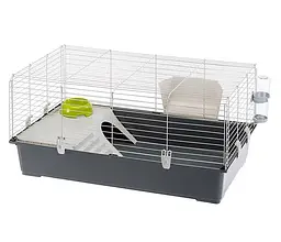 Клітка для кроликів та морських свинок Ferplast Rabbit 100 темно-сіра 95х57х46 см 57052370
