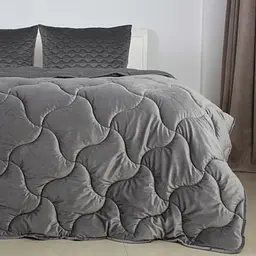 Ковдра ТЕП Velour 150x210 см темно-сіра (1-04870_34535) - мініатюра 4