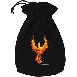 Мішок для кубиків Q‑Workshop Anne Stokes Dice Pouch: Phoenix (BAST206)