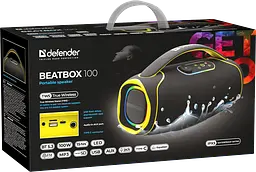 Портативна колонка Beatbox 100 100Вт Black (65113) Defender teh0022365 - мініатюра 6