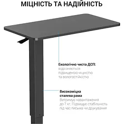 Геймерський стіл OfficePro ODM366B Black (ODM366BK) - мініатюра 4