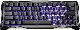 Клавиатура GravaStar Mercury V60 Pro 60 keys Blackcore 8K USB-A RGB Interstellar Silver (GSV60PRO_XTAL_BLK)