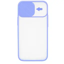 Чохол UFT для iPhone 12 mini силіконовий зі шторкою, що захищає камеру Purple - мініатюра 2
