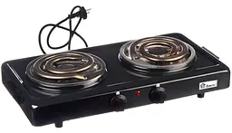 Електроплита настільна Domotec MS-5532 2x1000W Black (np2_00196) - мініатюра 2