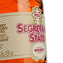 Віскі Poli Segretario di Stato Pure Malt Whisky 43% 0.7 л, в тубусі - мініатюра 4
