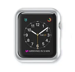 Захисний бампер Primo для годинника Apple Watch 42 мм Silver - мініатюра 3