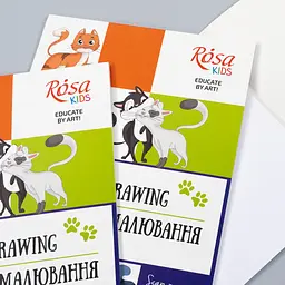 Альбом-склейка для малювання Cats А4 100г/м2 20л ROSA Kids - мініатюра 5