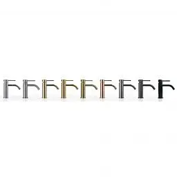 Змішувач для раковини Paffoni Light без донного клапана honey gold brushed LIG071HGSP, Золотий - мініатюра 9