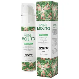 Масажне масло Exsens Mojito розігріваюче, без цукру, без парабенів, їстівне 50 мл