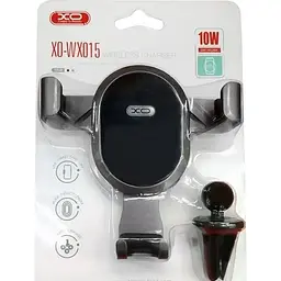 Автотримач із бездротовою зарядкою XO WX015 Qi 10W - мініатюра 2