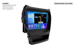 Штатна автомагнітола EasyGo M9-3-32-HSFE Hyundai Santa Fe, iX-45 2012-2018 - мініатюра 3