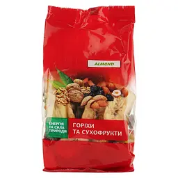 Смесь орехов и сухофруктов Almond сладкая 200 г (472290)