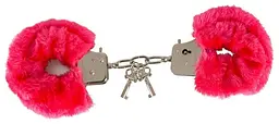 Наручники с мехом Love Cuffs Hand Schellen Red помогут испытать незабываемые оргазмы и ощущения Orion 42-05276610000 22400 - мініатюра 3
