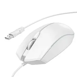 Комп'ютерна миша Hoco GM37 Wonderful GaXiaoming LuXiaominous Wired Mouse White