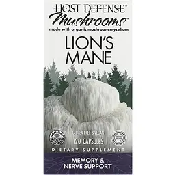 Їжовик гребінчастий Fungi Perfecti Lion's Mane підтримка пам'яті та нервів 120 вегетаріанських капсул - мініатюра 2