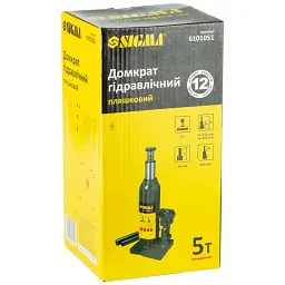 Домкрат Sigma гідравлічний пляшковий 5т, 210-420мм (6101051) - мініатюра 7