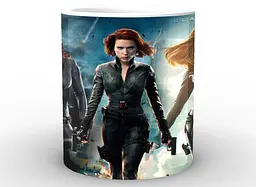 Кружка GeekLand Чорна вдова Black Widow Чорна Вдова три образи BW.02.008 - мініатюра 2