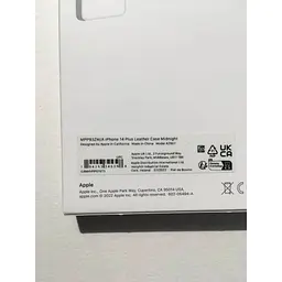 Оригінальний шкіряний чохол Apple Leather Case MagSafe для iPhone 14 Plus (6.7") Black MPP93ZE/A - мініатюра 10