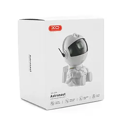 Ночник-проектор XO-CF4 Астронавт, пульт, кабель USB, White, Box - мініатюра 2