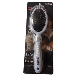 Гребінець-щітка 2 в 1 AnimAll Groom сіра